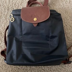 Longchamp Le Pliage Backpack - Gunmetal